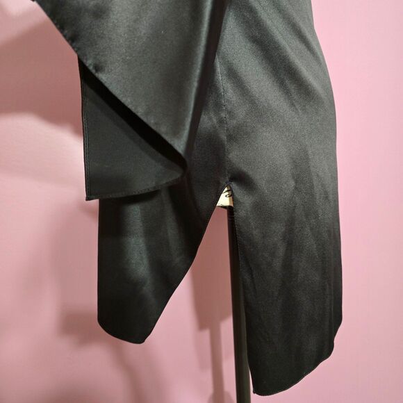 NWT Tahari Logan Silk asymmetrical crystal embellished tunic blouse - Picture 7 of 9